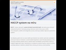 Tablet Screenshot of haccp-system.cz
